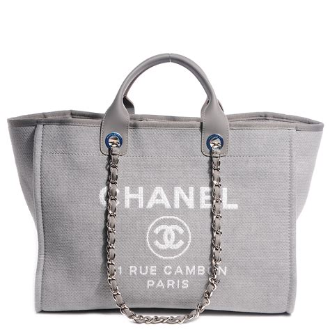 chanel large tote grey|chanel large tote price.